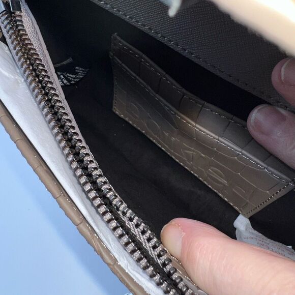 BOTKIER NEW YORK Small Lennox Croc-Embossed Leather Crossbody - Picture 10 of 16